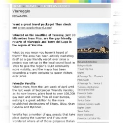Gaydar Travel Summer 2006